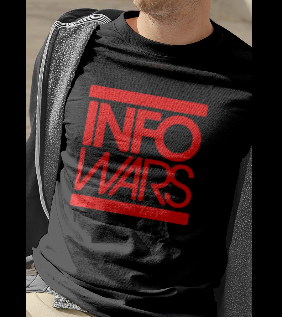Info Wars Red Logo Alex Jones T-Shirt