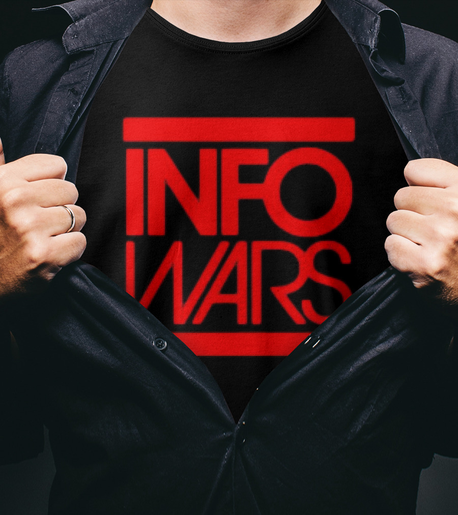 Info Wars Red Logo Alex Jones T-Shirt