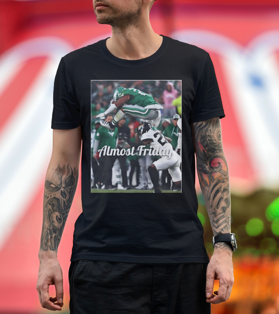 Almost Friday Saquon Barkley Hurdle Over Philadelphia Eagles T-Shirt