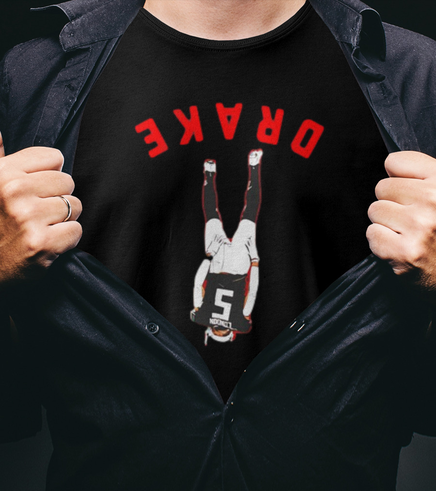 Atlanta Falcons Drake London Upside Down T-Shirt