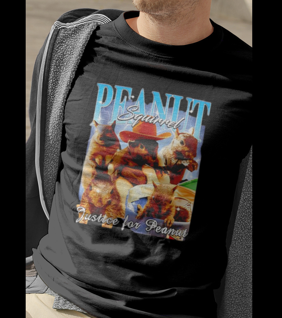 Peanut Squirrel Justice For Peanut T-Shirt