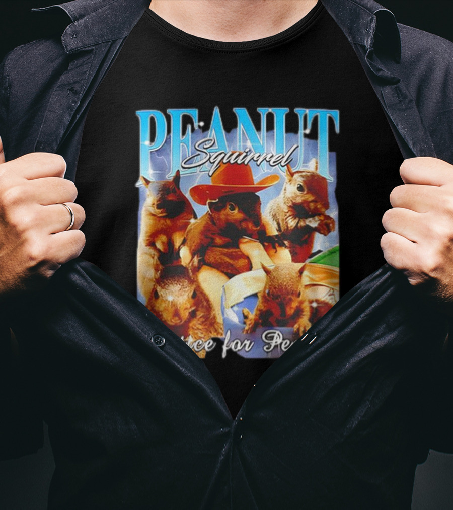 Peanut Squirrel Justice For Peanut T-Shirt