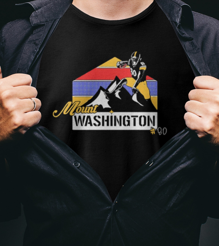 Mount Washington Pittsburgh Steelers #90 T-Shirt