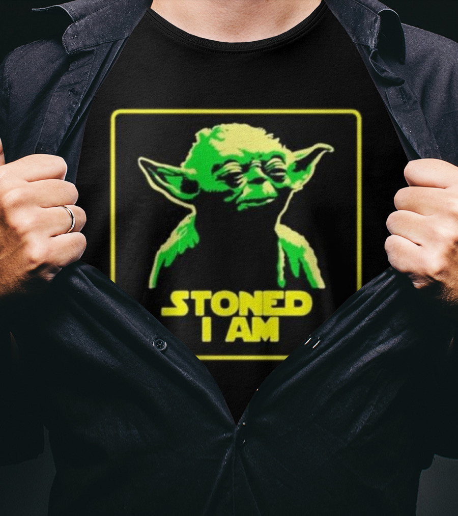 Star Wars Yoda Stoned I Am Jedi Master Meme T-Shirt