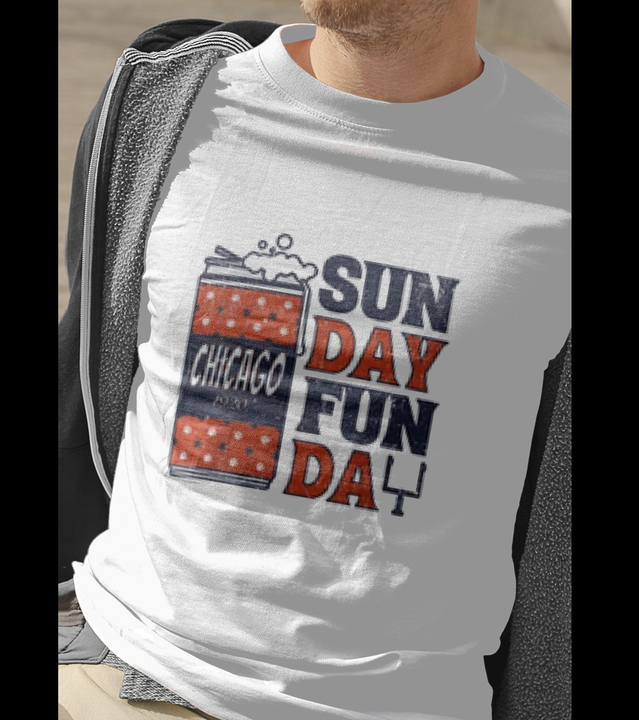 Chicago Sunday Fun Day 1923 Football Can T-Shirt