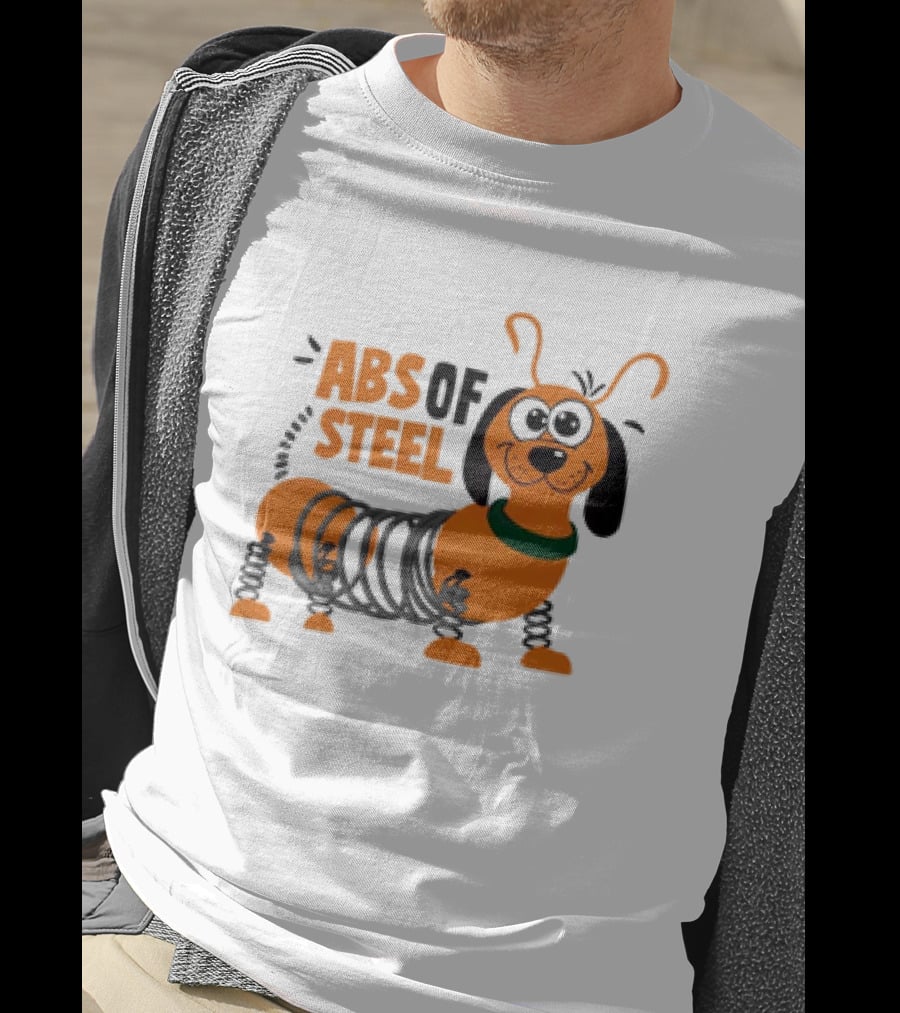 ABS Of Steel Dog Toy Story Slinky Dog T-Shirt