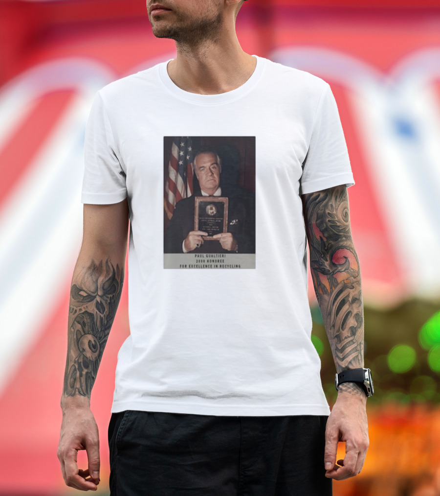The Sopranos Paul Gualtieri 2001 Honoree for Excellence in Recycling T-Shirt