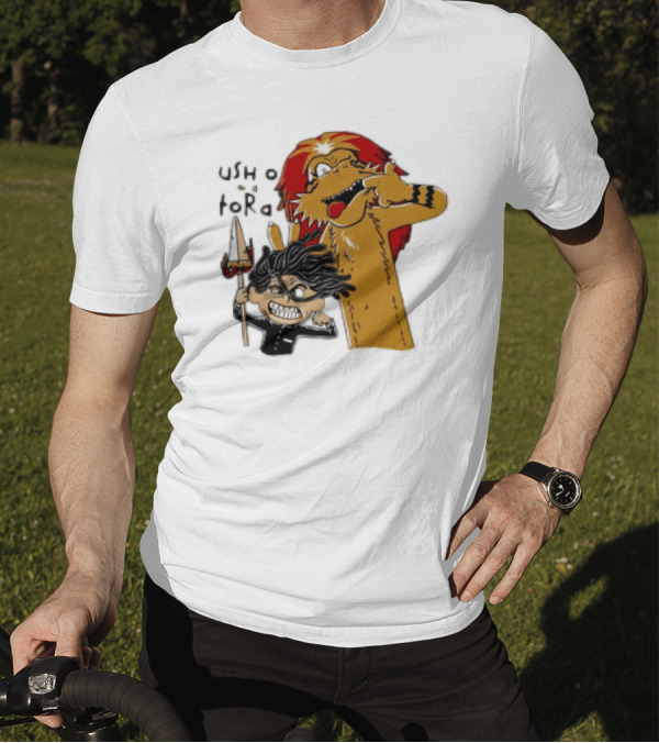 Ushio And Tora Calvin And Hobbes Mashup Tide And Tiger T-Shirt