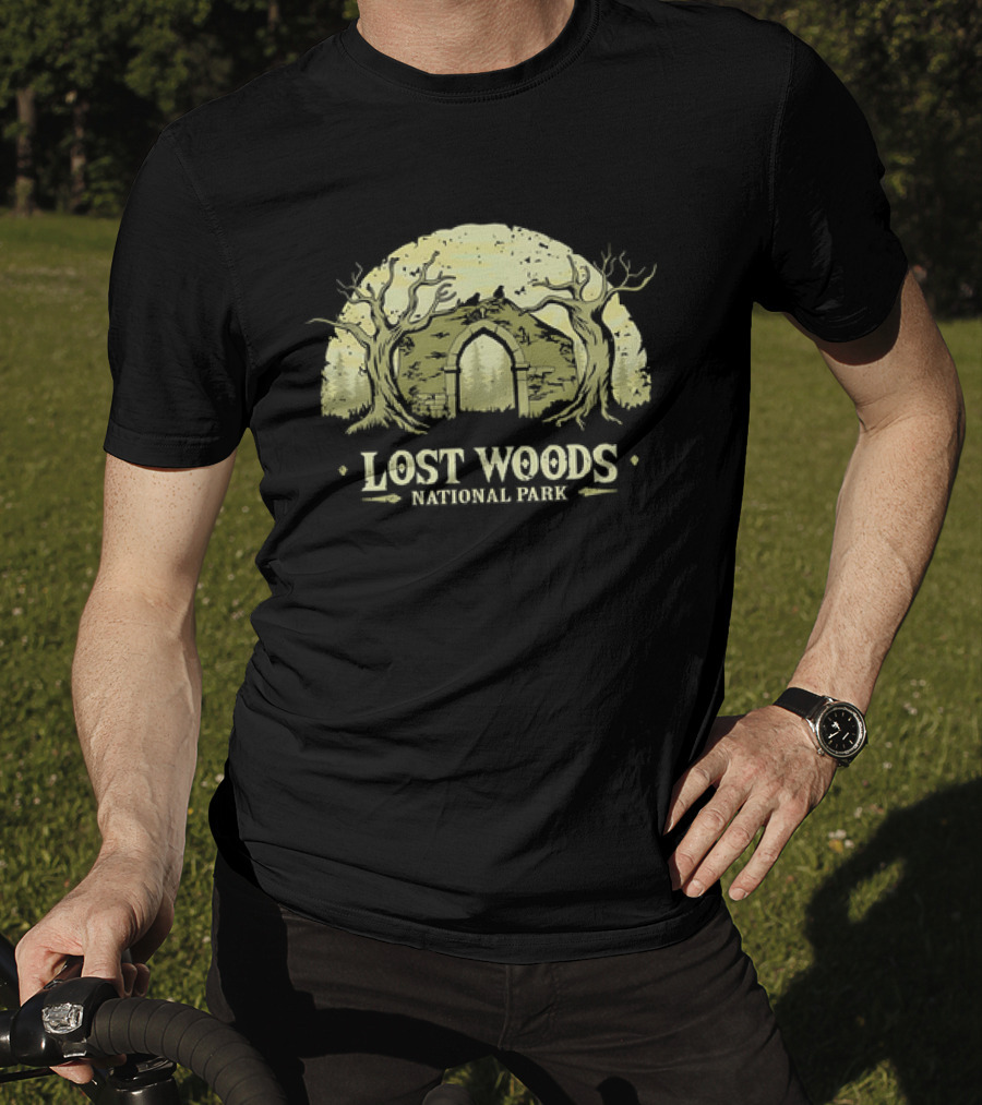 Legend Of Zelda Lost Woods National Park Adventure T-Shirt