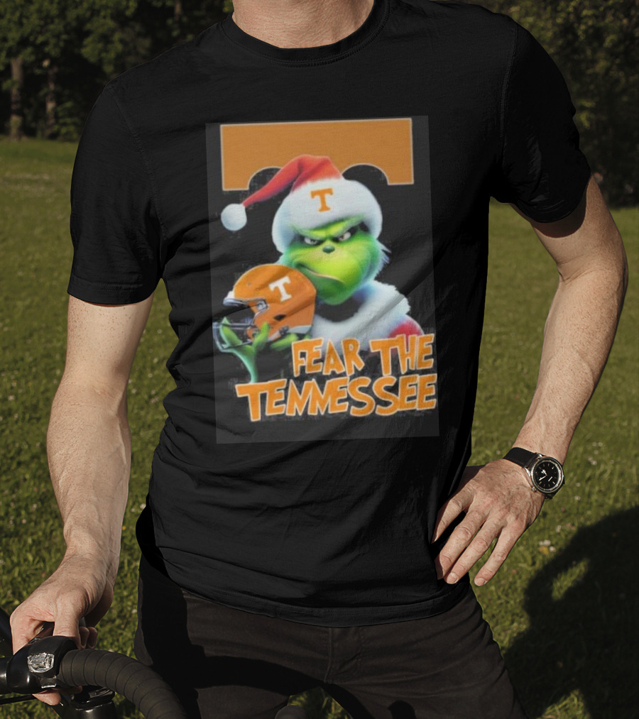 Grinch Fear The Tennessee Volunteers Christmas T-Shirt