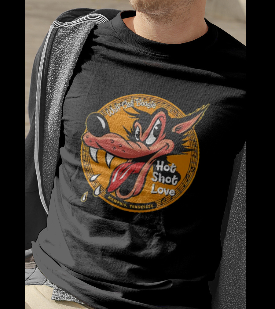 Wolf Call Boogie Hot Shot Love Memphis Tennessee T-Shirt