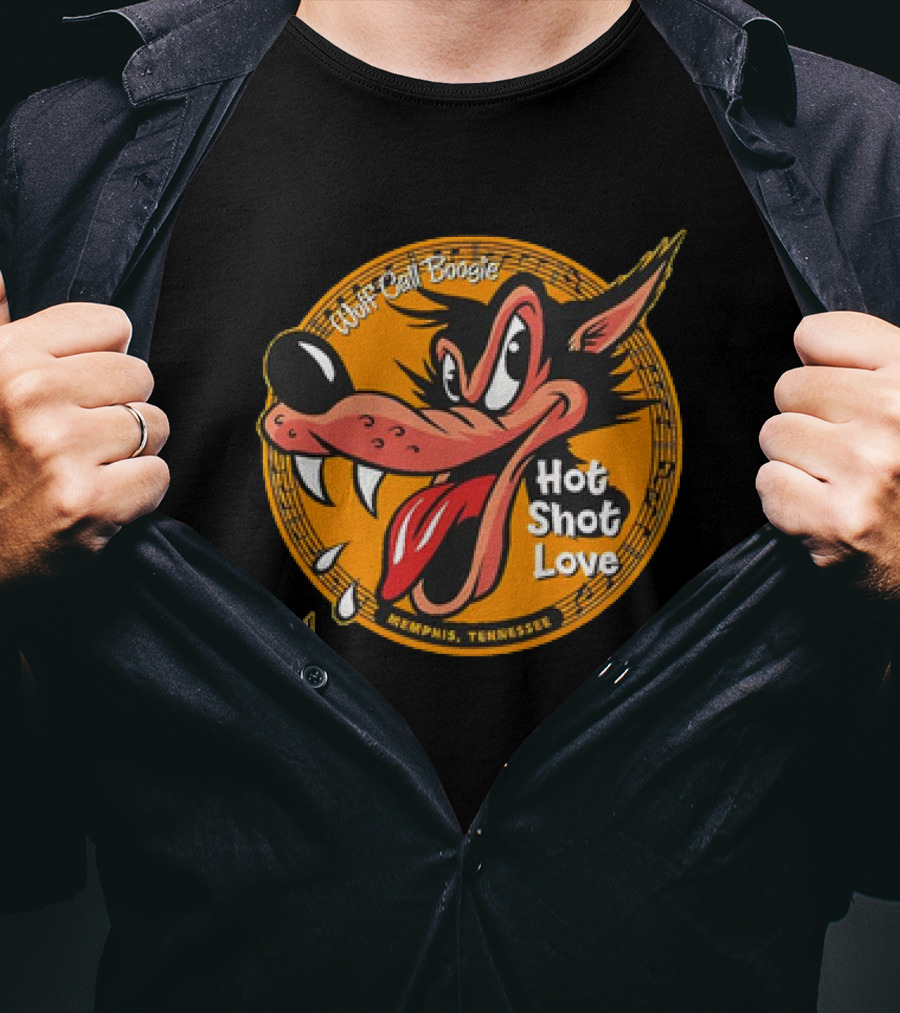 Wolf Call Boogie Hot Shot Love Memphis Tennessee T-Shirt