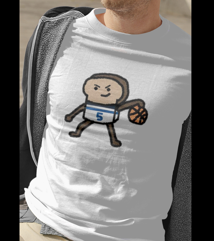 Anthony Breadwards NBA Paint Number 5 Basketball Character T-Shirt
