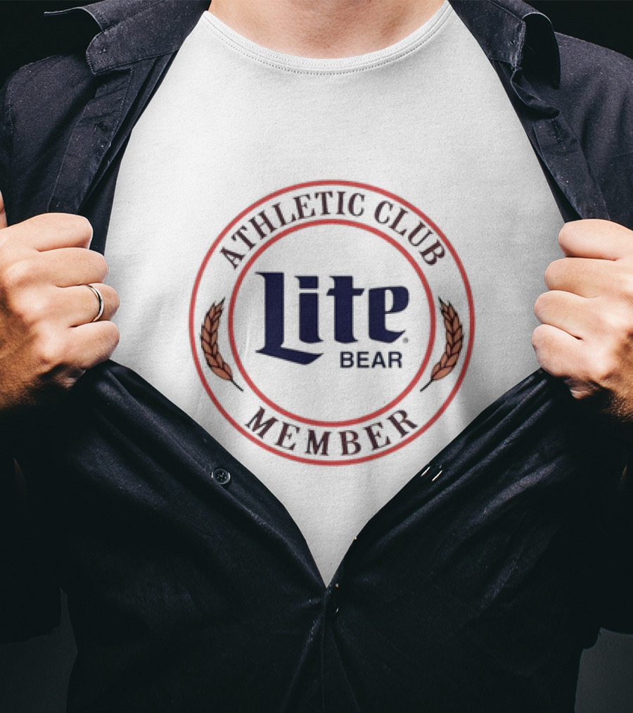 Athletic Club Lite Beer Bear Member T-Shirt