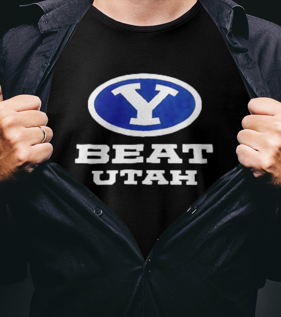 BYU Cougars Y Logo Beat Utah T-Shirt