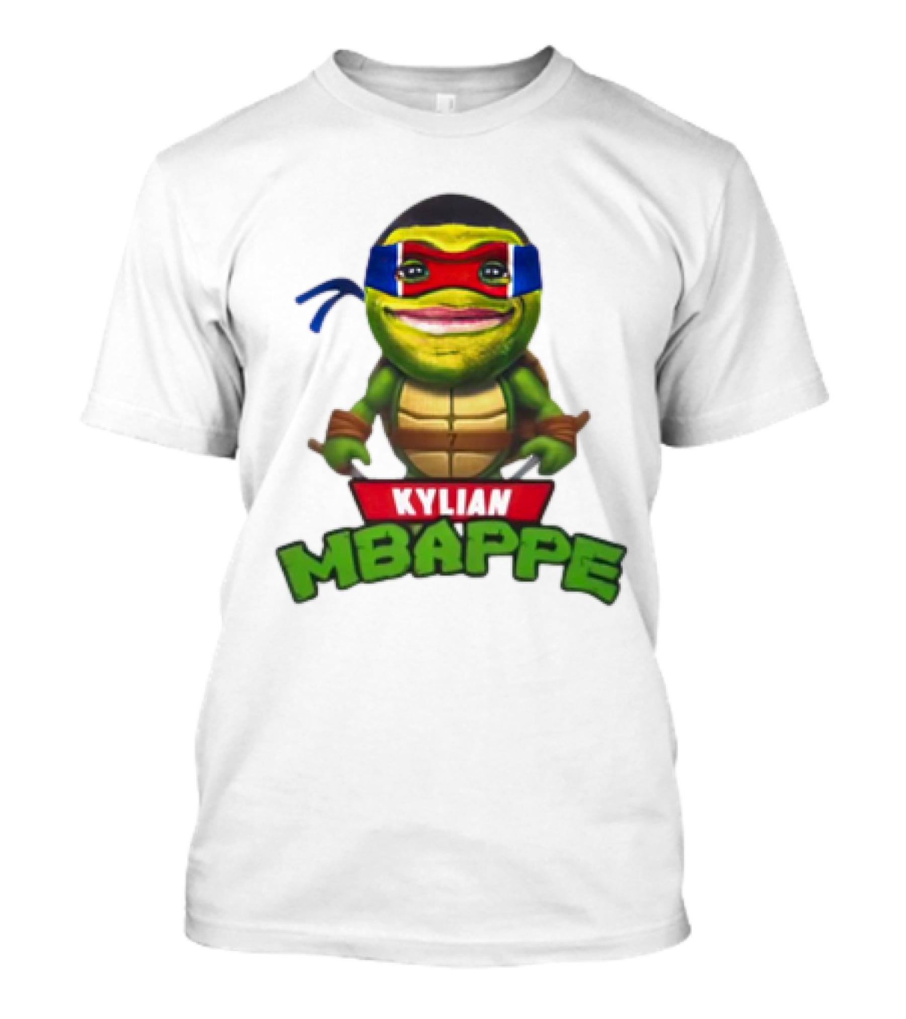 Kylian Mbappe Leonardo Ninja Turtle T-Shirt