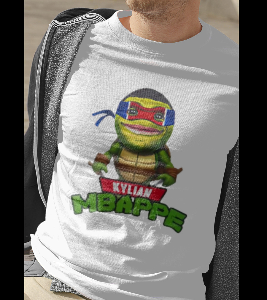 Kylian Mbappe Leonardo Ninja Turtle T-Shirt
