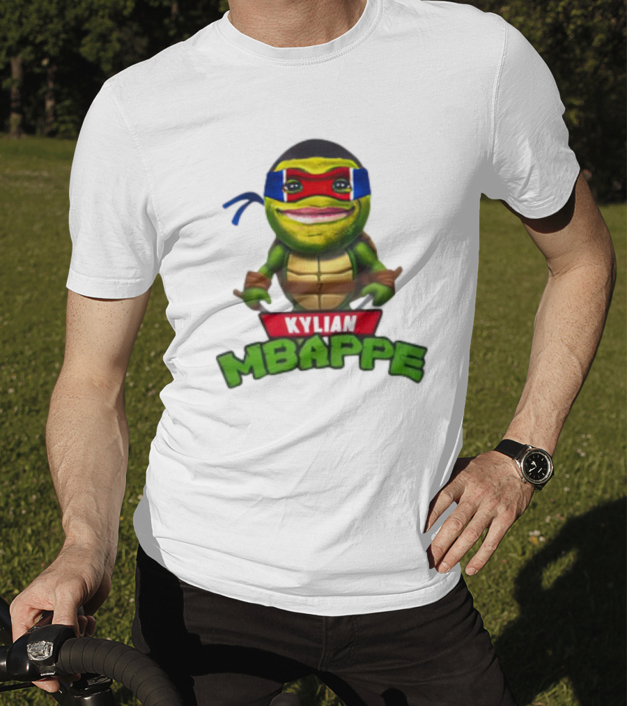 Kylian Mbappe Leonardo Ninja Turtle T-Shirt