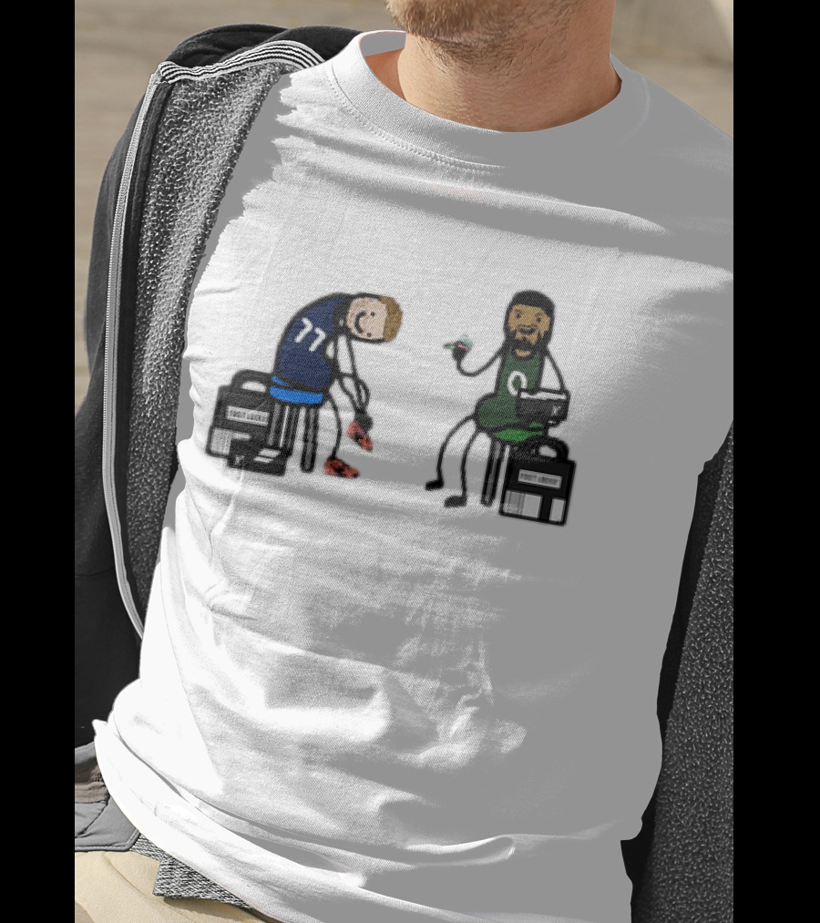 Luka 77 And Tatum Prepare With Foot Locker Shoes T-Shirt
