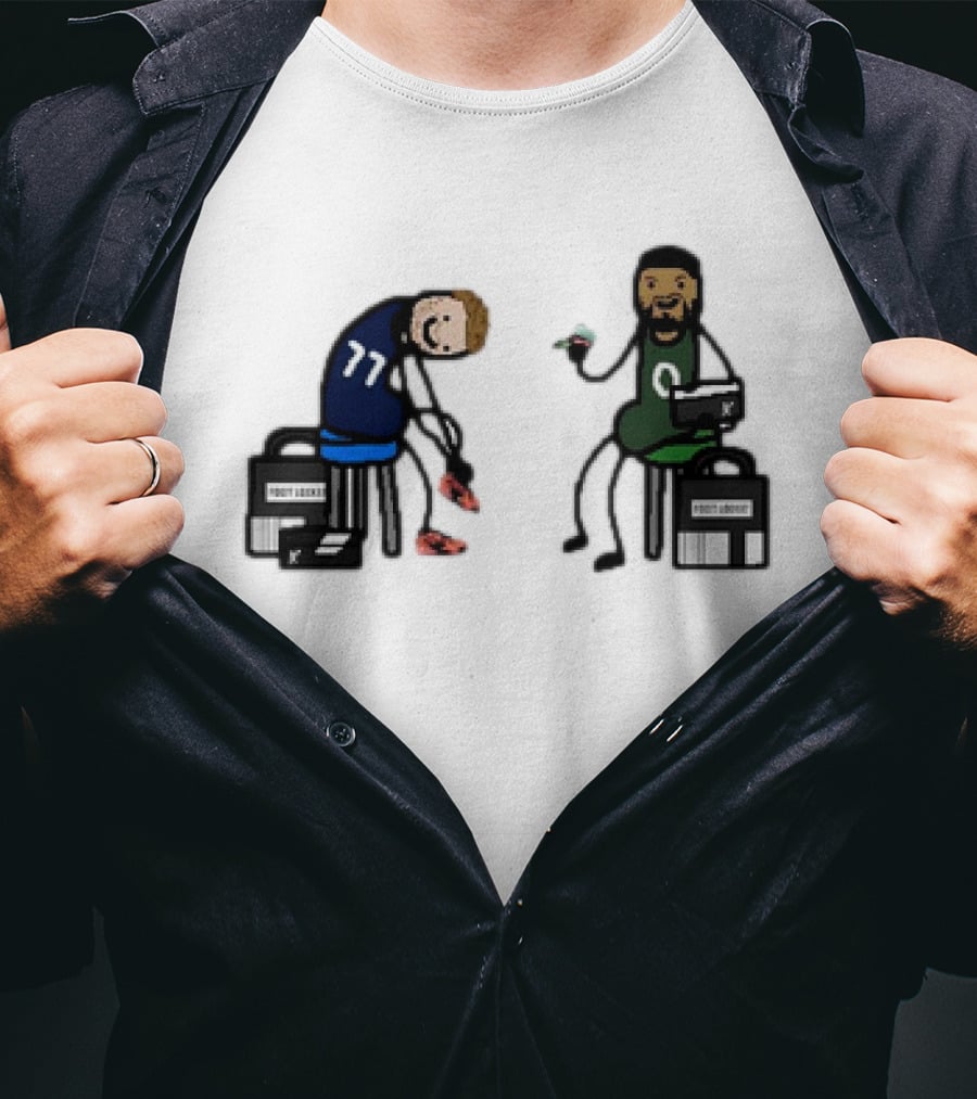 Luka 77 And Tatum Prepare With Foot Locker Shoes T-Shirt