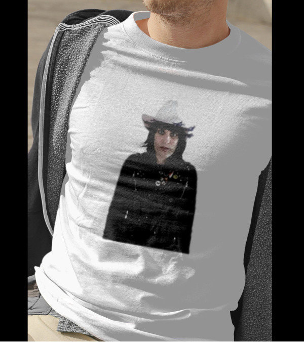 Noel Fielding Retro Cowboy Hat Fashion T-Shirt