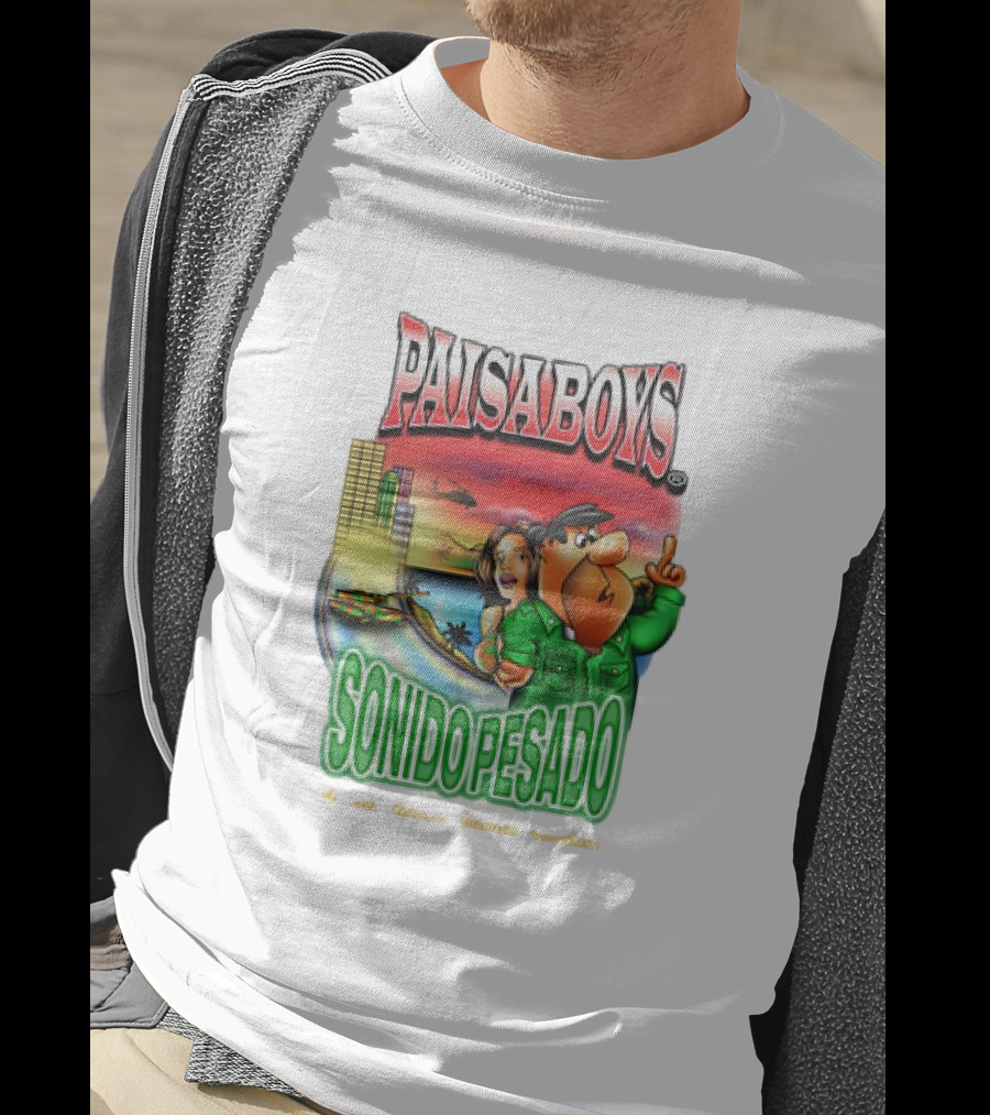 PAISABOYS SONIDO PESADO Al Mal Tiempo Buenas Cumbias T-Shirt
