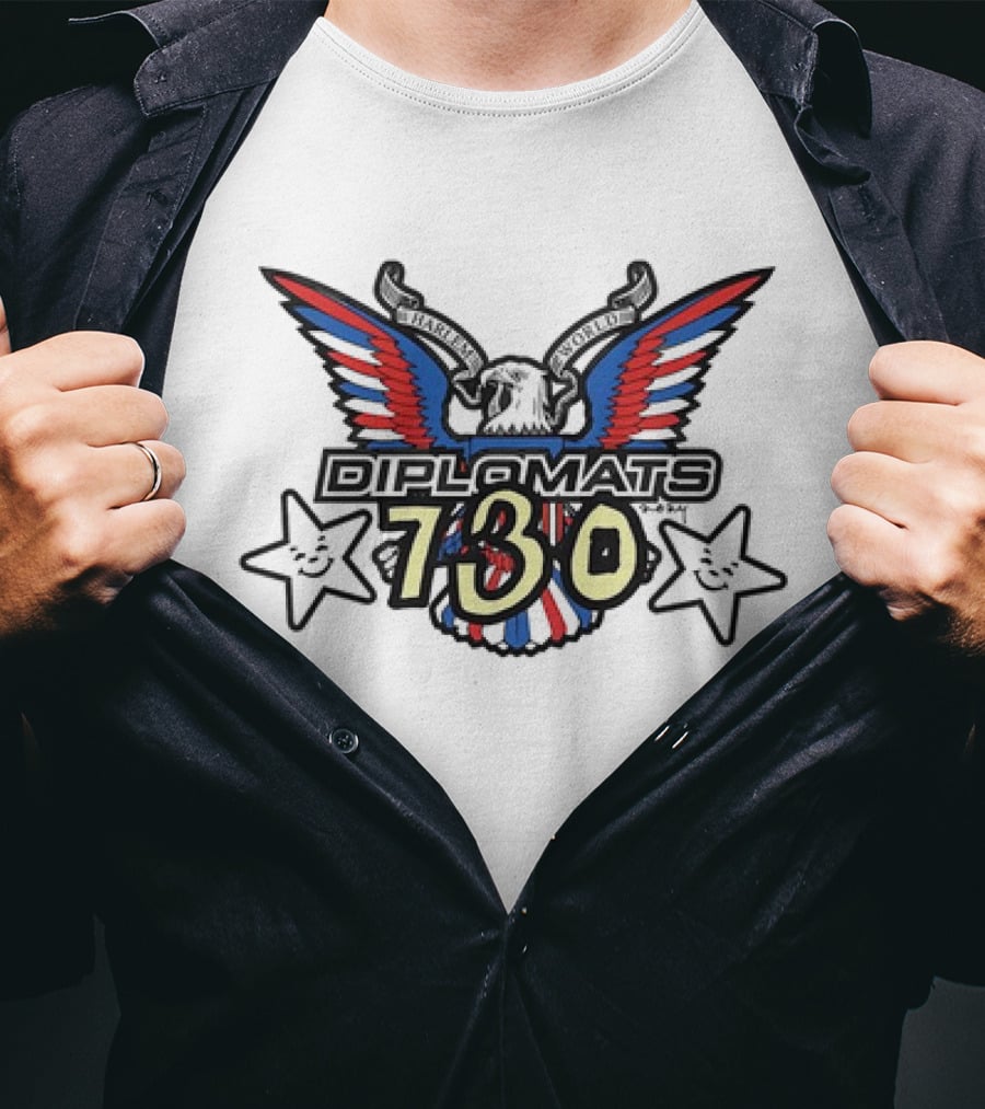 Diplomats 730 Harlem World Eagle Stars T-Shirt