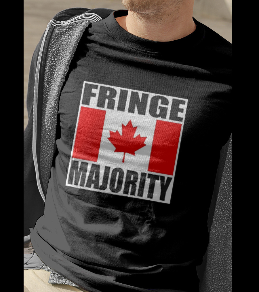 Fringe Majority Canada Flag Maple Leaf T-Shirt