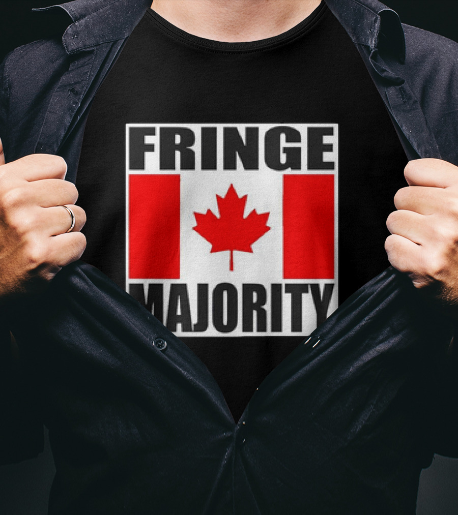 Fringe Majority Canada Flag Maple Leaf T-Shirt