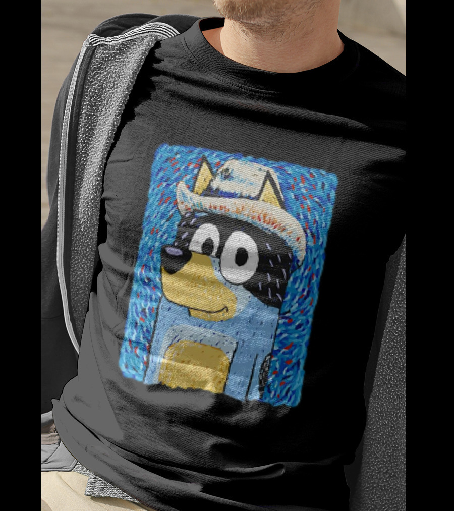 Heeler Family Van Gogh Bandit Van Dogh T-Shirt