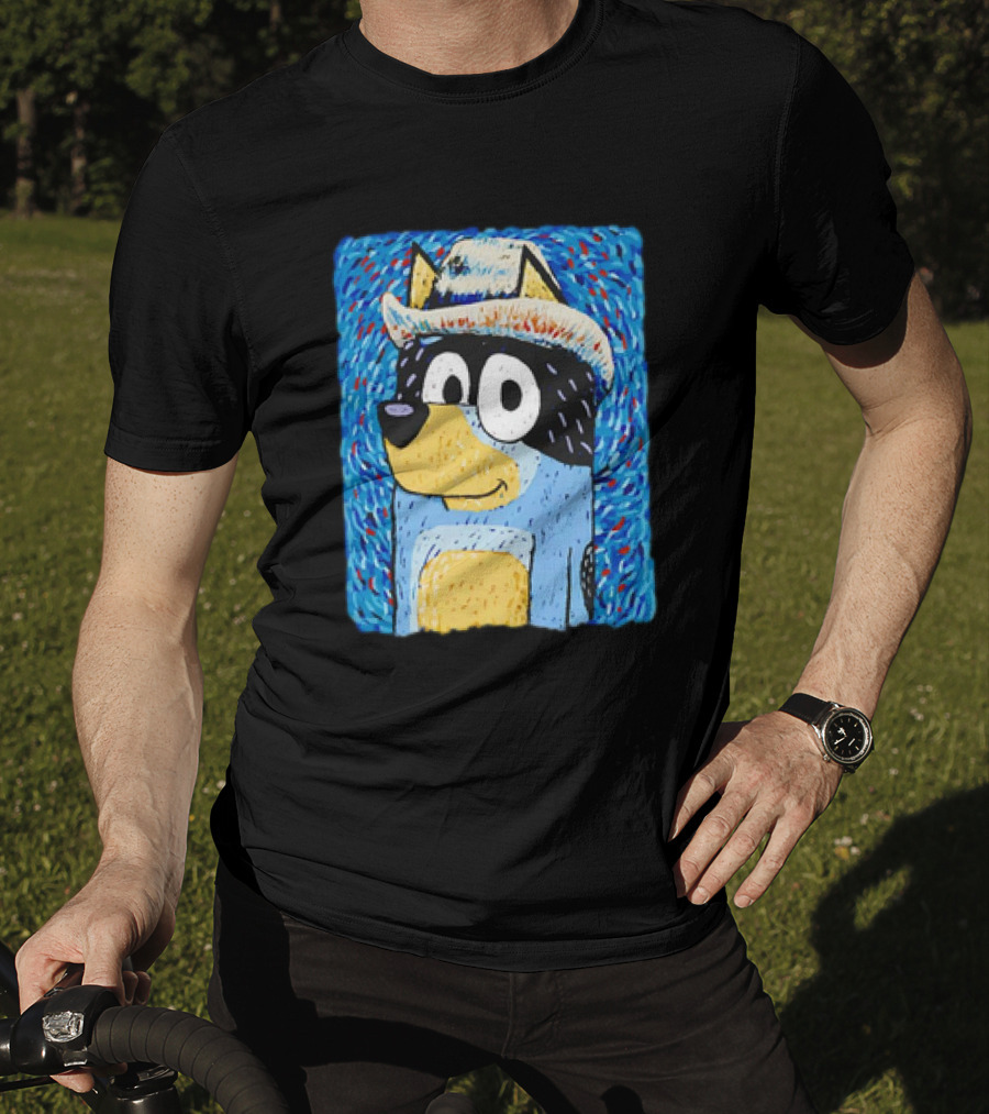 Heeler Family Van Gogh Bandit Van Dogh T-Shirt