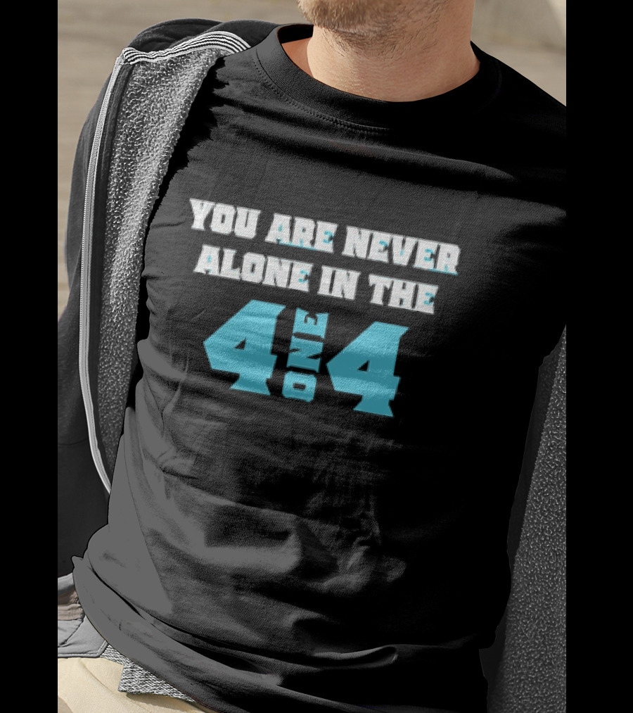 Marquette Golden Eagles You Are Never Alone In The 414 One 4 T-Shirt