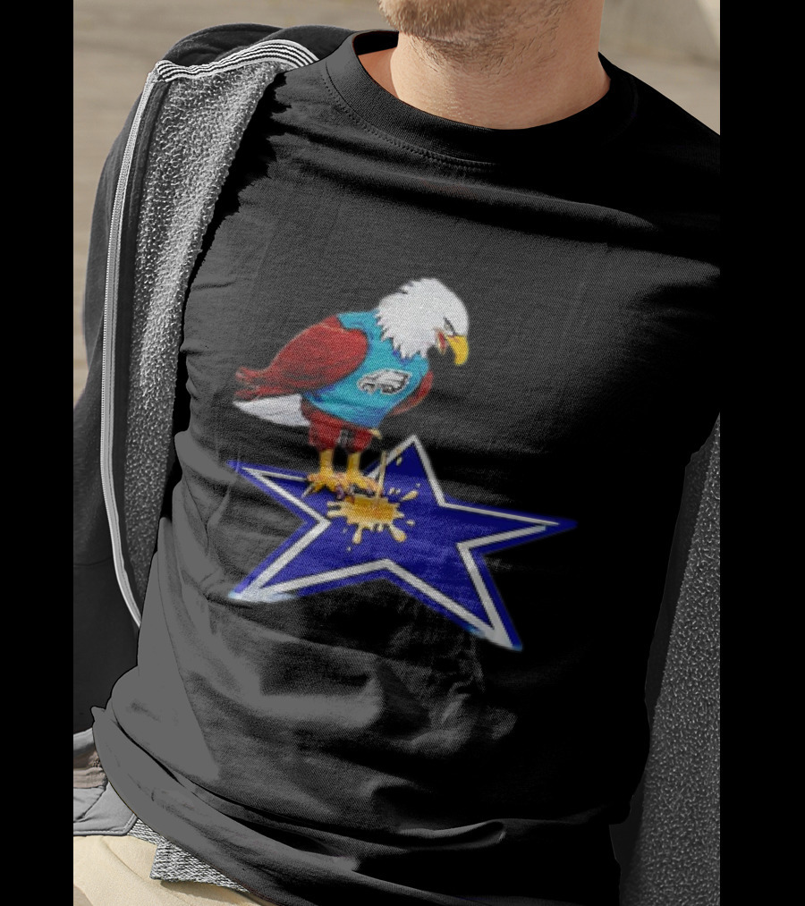 Philadelphia Eagles Peeing On Dallas Cowboys Star T-Shirt