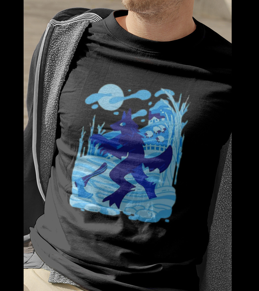 Werewolf Under The Winter Moon T-Shirt