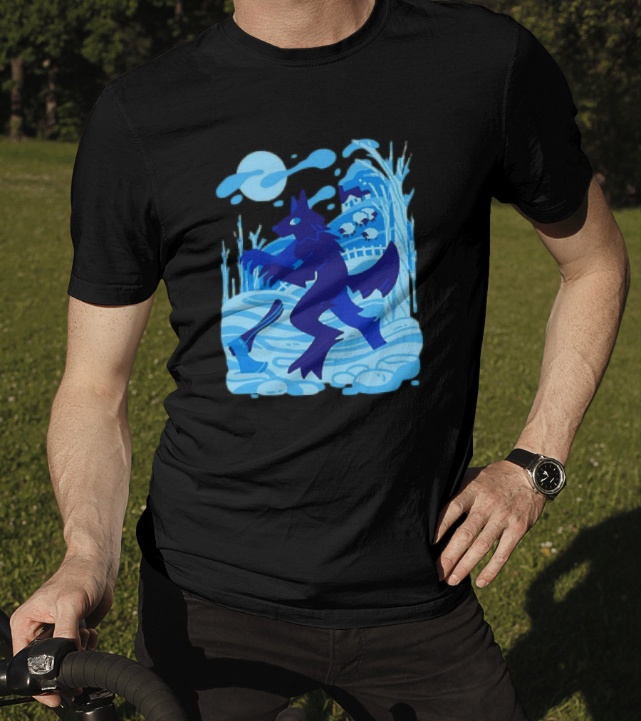 Werewolf Under The Winter Moon T-Shirt