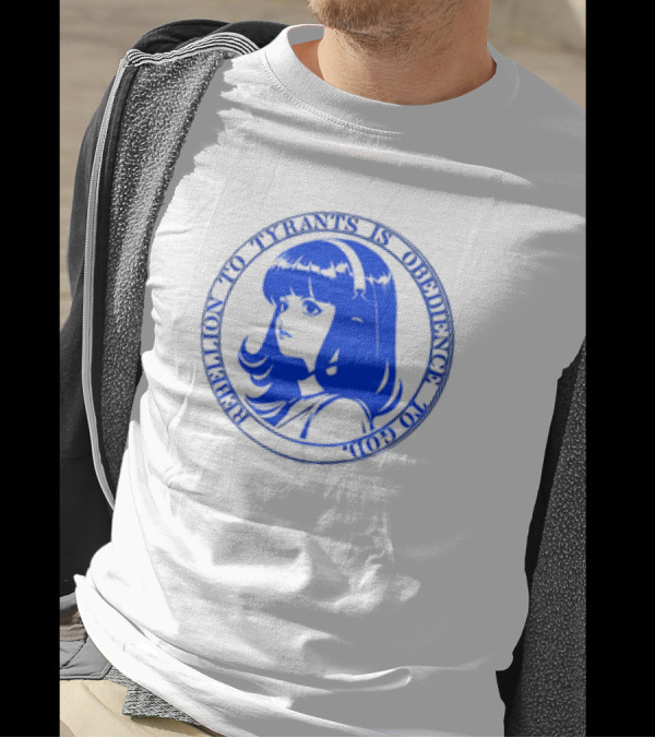 John Galt Obedience To God Rebellion To Tyrants Retro Anime Girl T-Shirt