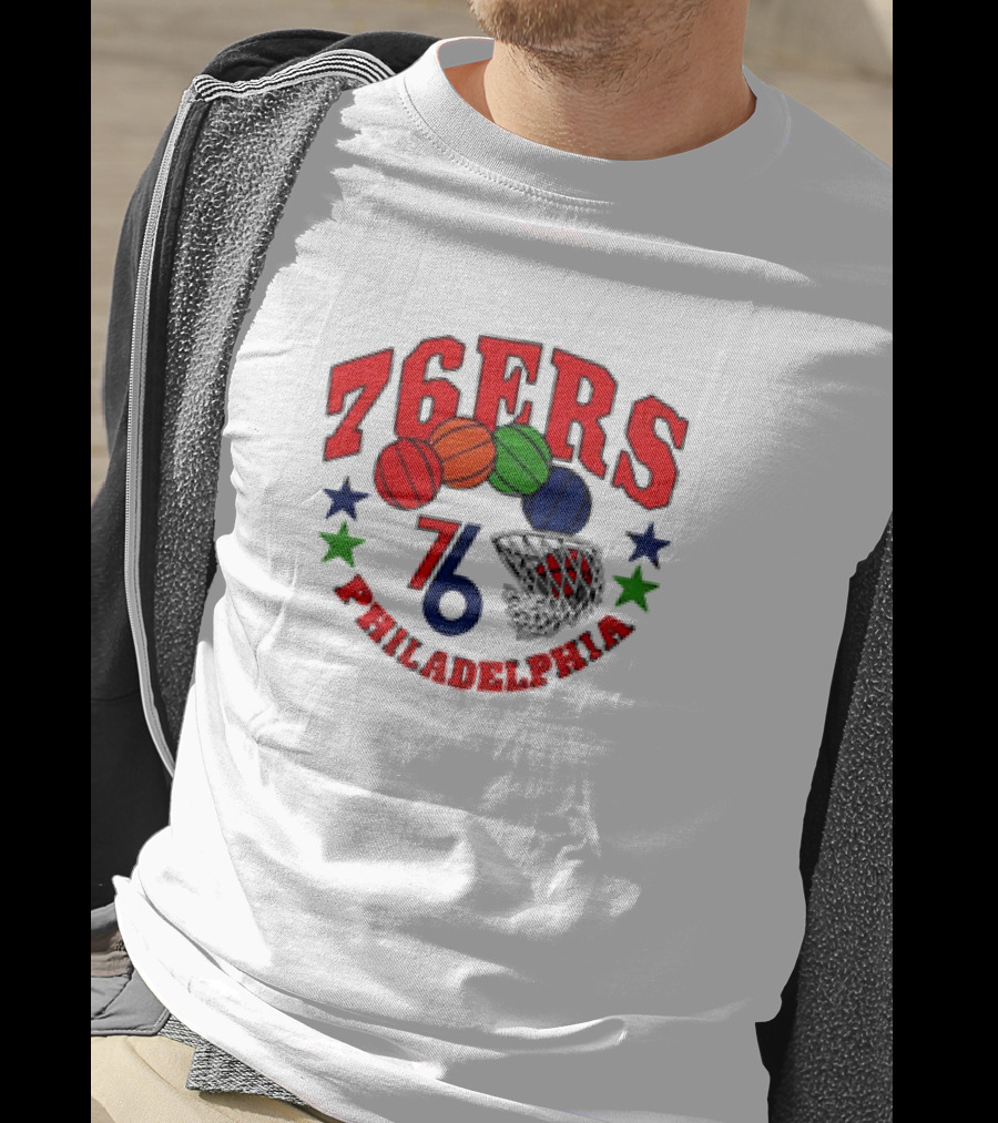 Philadelphia 76ERS 76 Basketball Stars City Edition T-Shirt