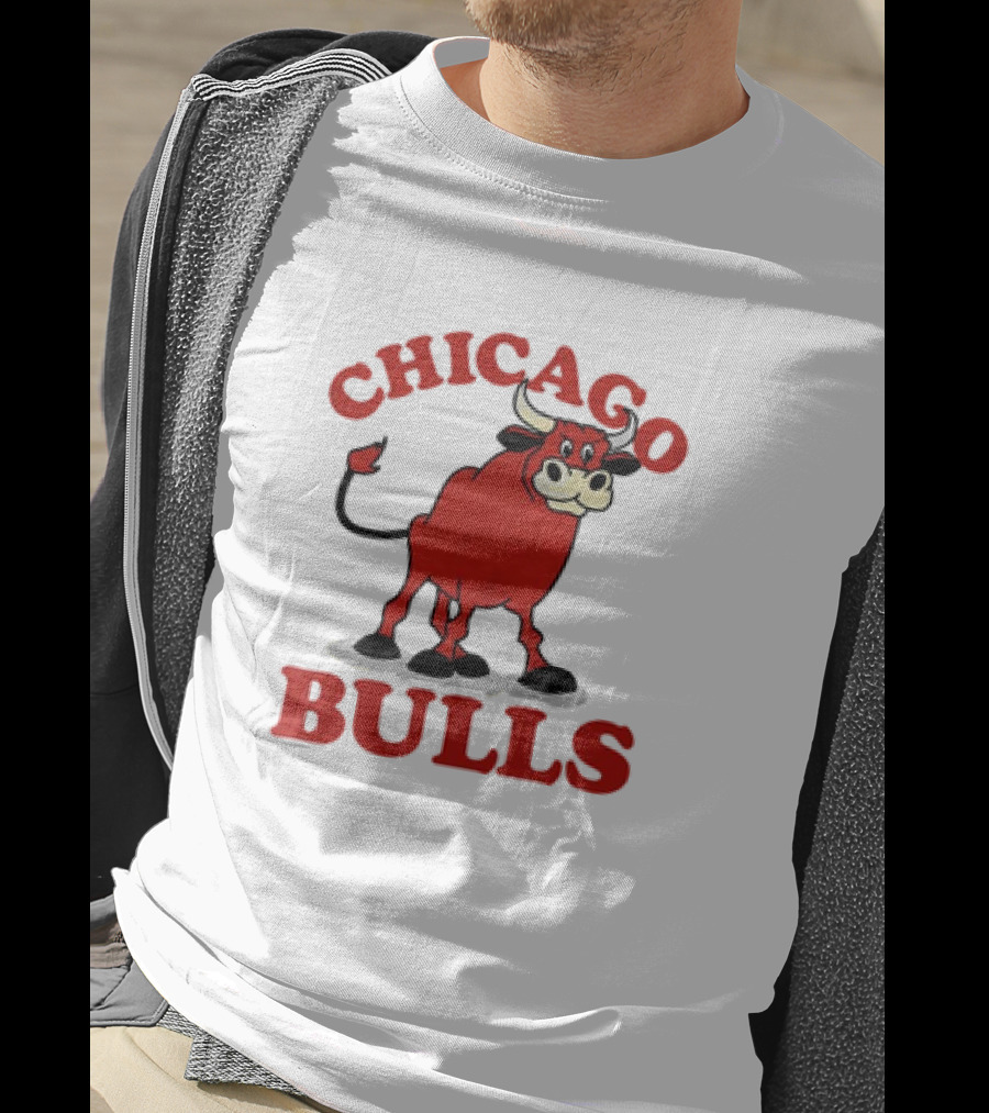 Retro Vintage Chicago Bulls Classic Iconic Bull Image T-Shirt
