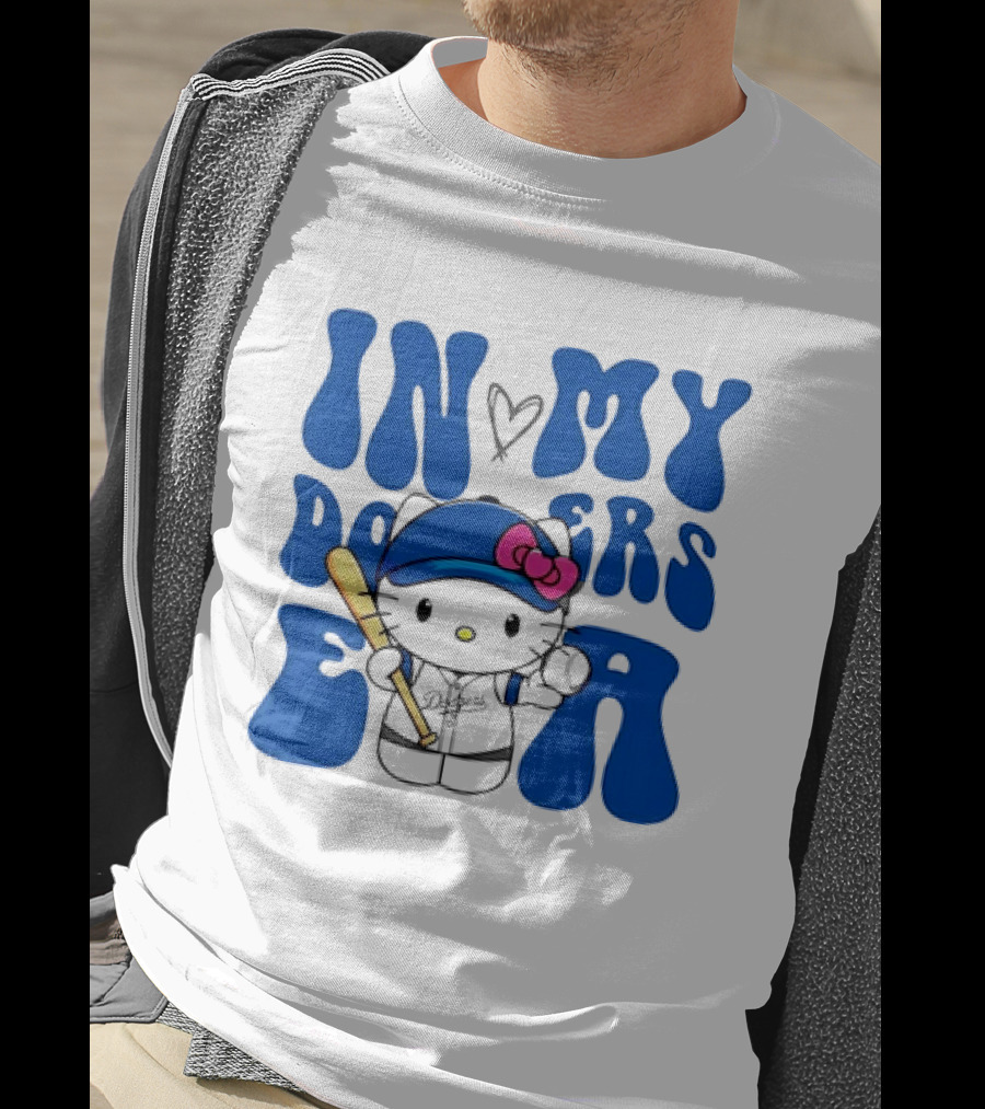 Hello Kitty Los Angeles Dodgers In My Dodgers Era T-Shirt
