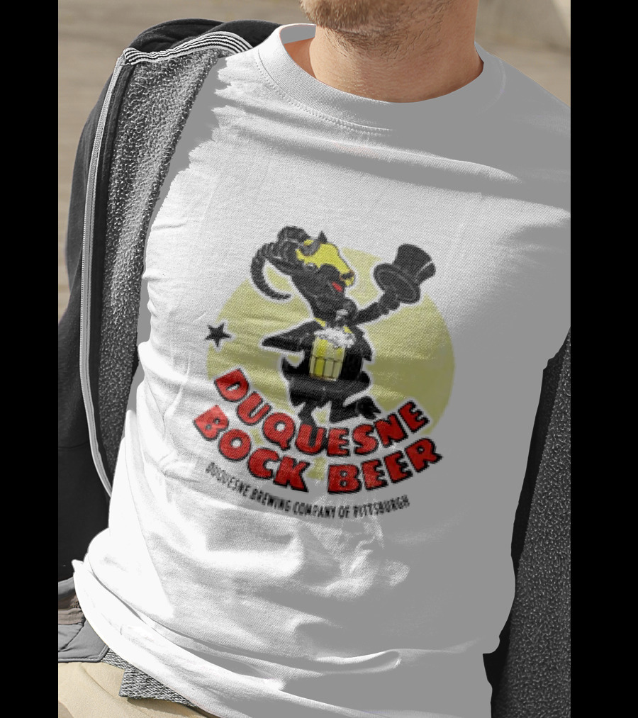 Duquesne Bock Beer Duquesne Brewing Company Of Pittsburgh Retro Ram T-Shirt