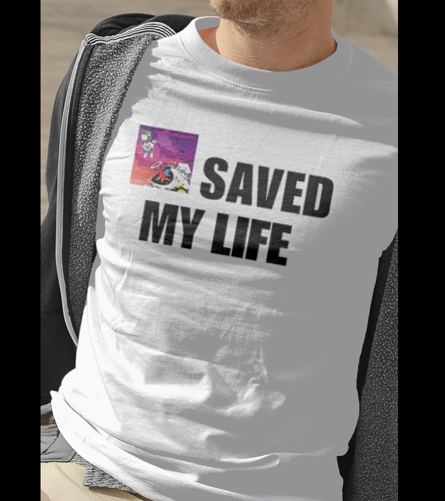 Kanye West Graduation Album Cover Art Saved My Life T-Shirt