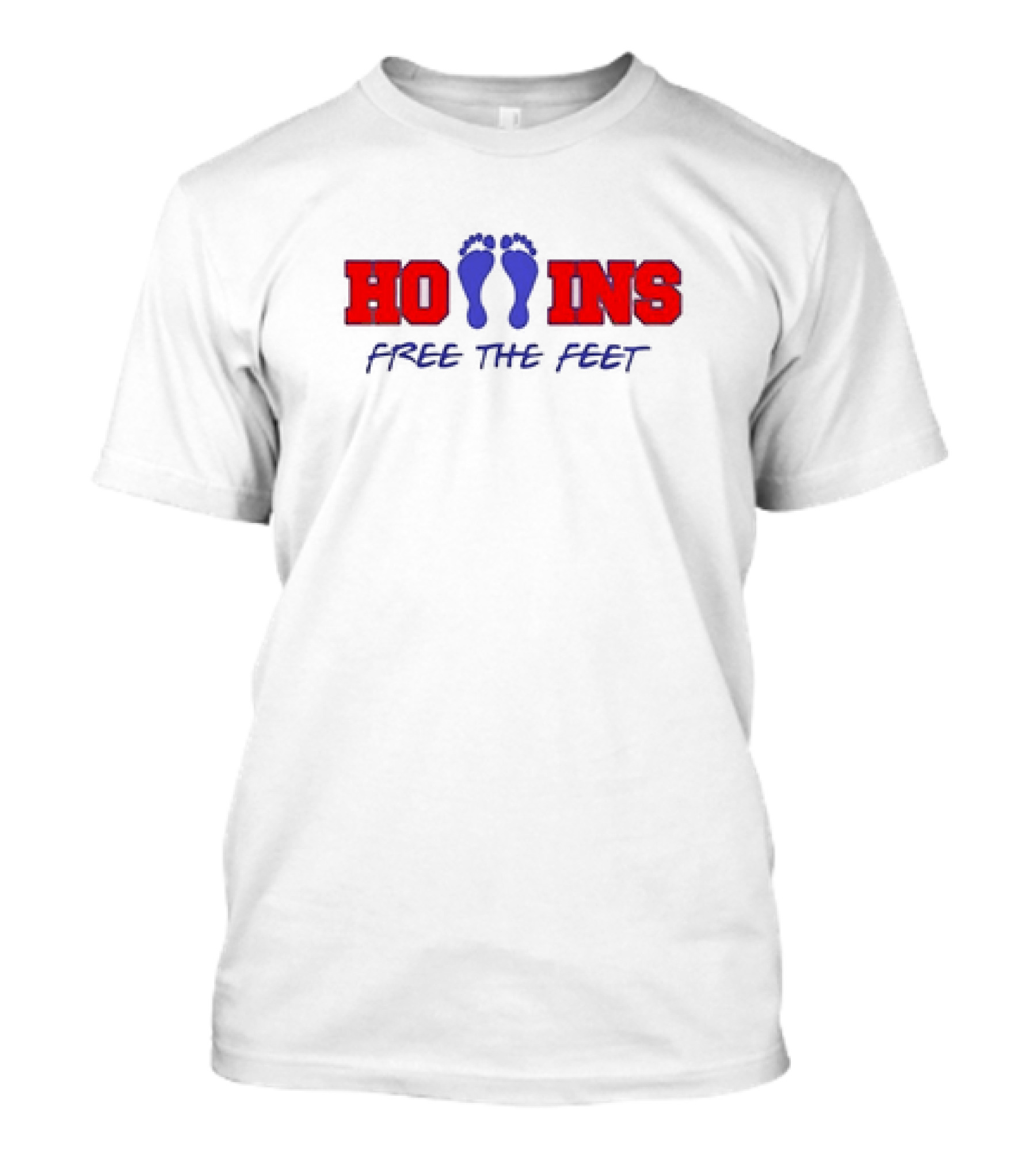 Mack Hollins Free The Feet Hollins With Footprints T-Shirt