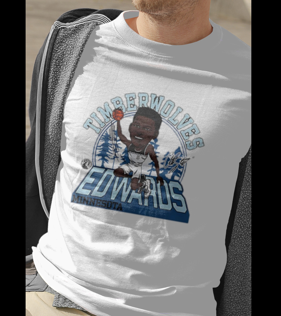 TIMBERWOLVES EDWARDS MINNESOTA T-Shirt