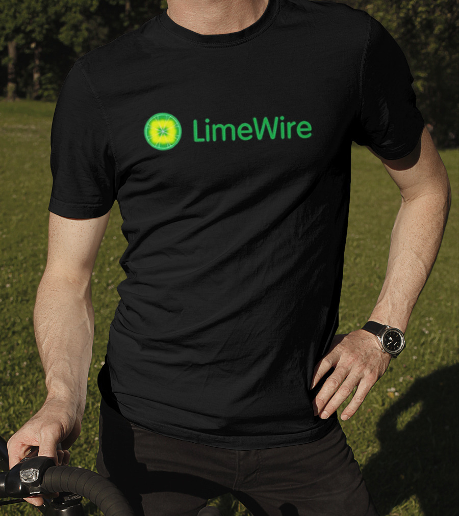 LimeWire Classic Logo Lime Design Vintage Nostalgia T-Shirt