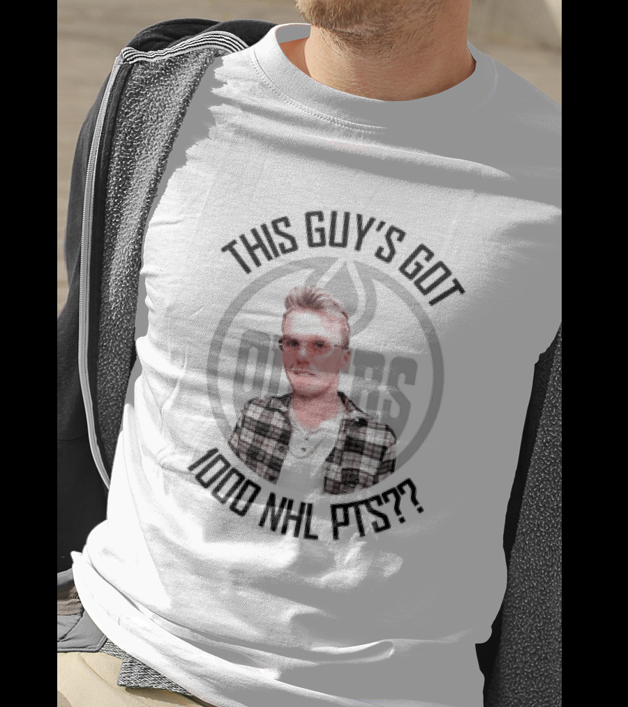 Connor McDavid This Guy's Got 1000 NHL PTS Edmonton Oilers T-Shirt