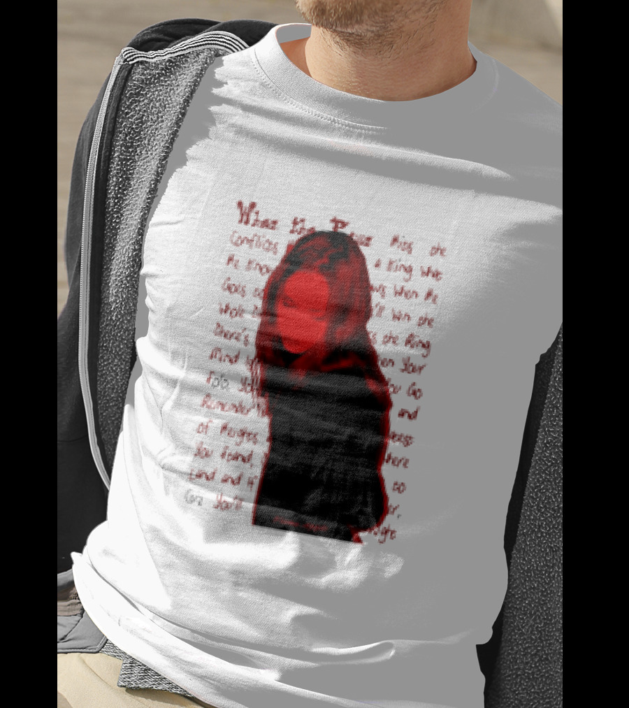 Fiona Apple When The Pawn Full Excerpt Bold Text Red T-Shirt