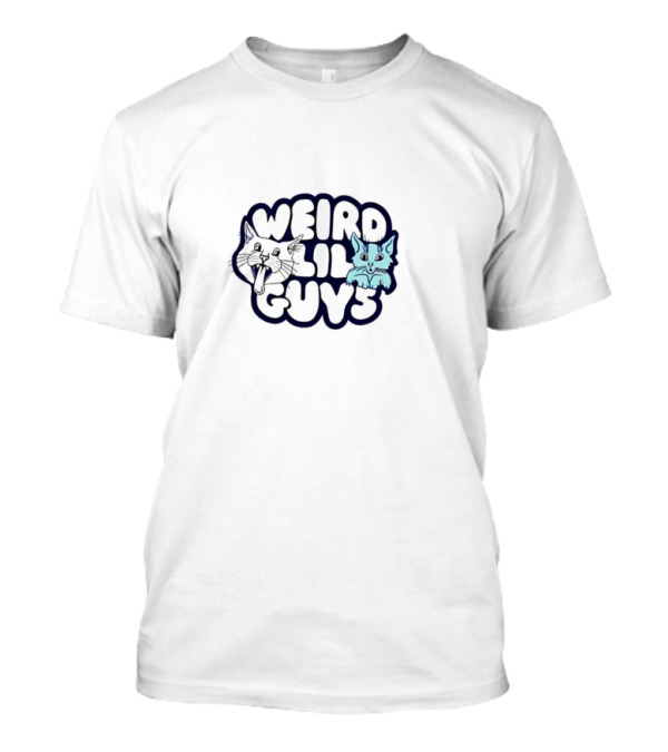 Weird Lil Guys Cats Funny And Quirky Feline Faces T-Shirt