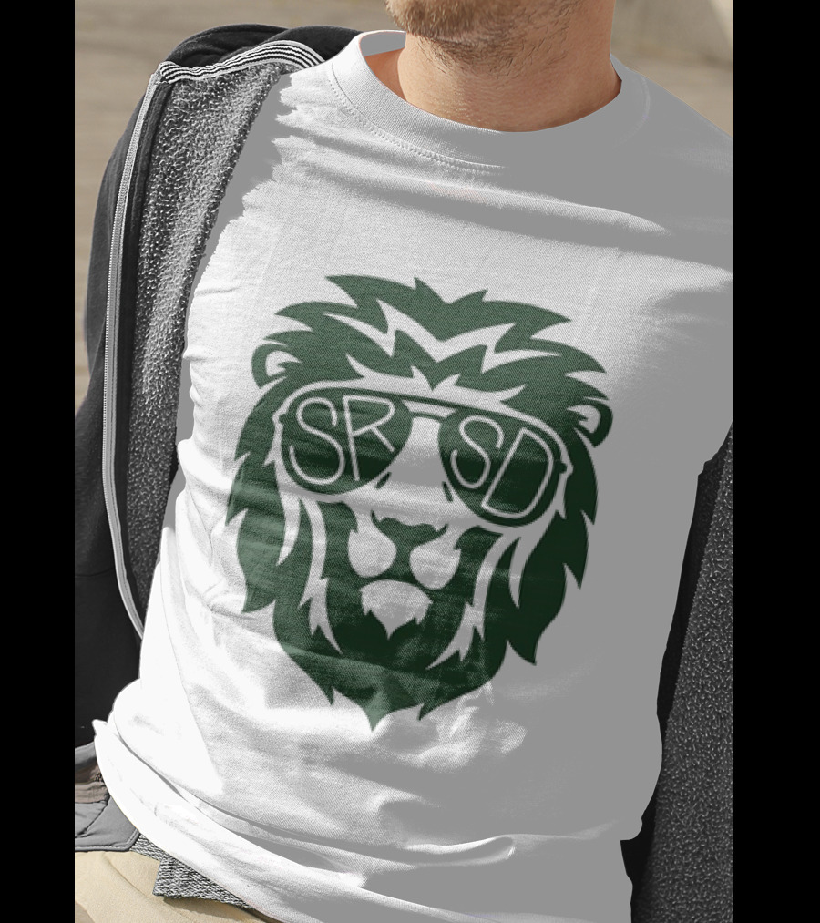SRSD St. Rita Lion Mascot In Sunglasses T-Shirt