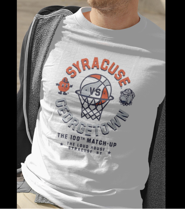 Syracuse Orange Vs Georgetown Hoyas The 100th Match-Up The Loud House Syracuse NY T-Shirt