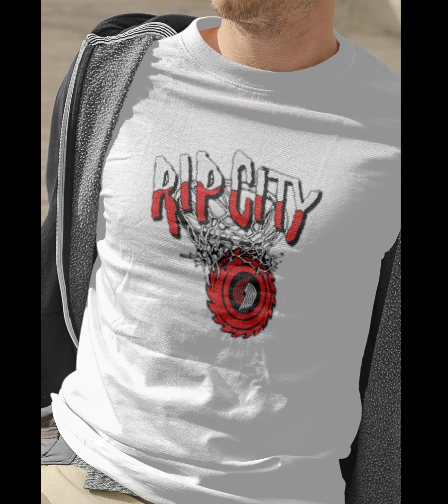 Rip City Portland Trail Blazers Basketball Netball T-Shirt